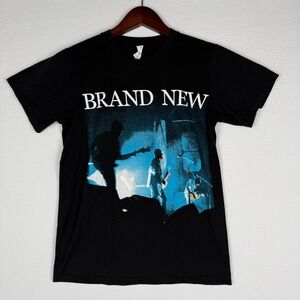 Brand New Band Tee T-Shirt Mens XS Black Short Sleeve Live Show Concert Merch